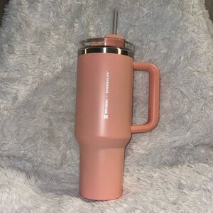Stanley + Starbucks 40 FL OZ Pink cup